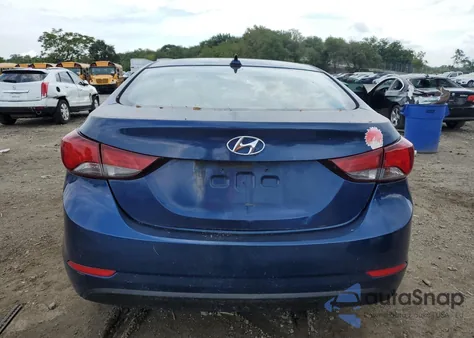 2016 Hyundai Elantra Se z USA, uszkodzony, nr VIN 5NPDH4AE2GH792757